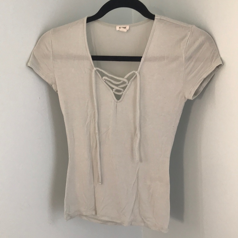 Shirt sleeve top
